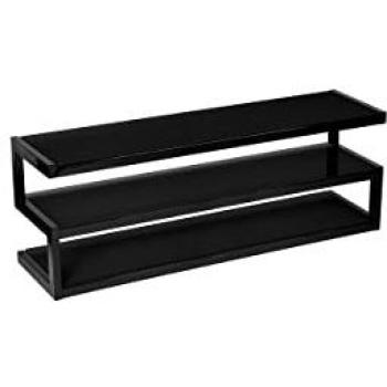 Essence TV NorStone 1,4 m Noir Satiné Verres Noirs