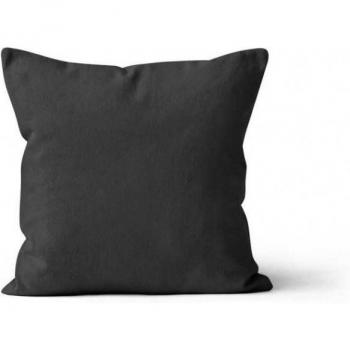 Coussin 40 x 40 cm ALIX déhoussable anthracite