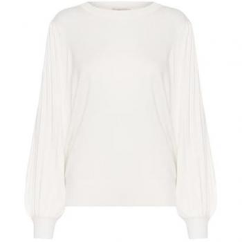 Kaffe Lone Jersey Punto Blanco Mujer