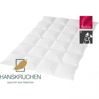 HANSKRUCHEN Rubin Daunendecke