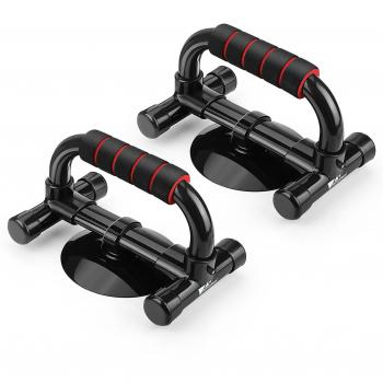 Push Up Grip Set – Schwarz/Rot – Rücken