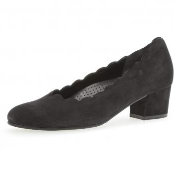 Gabor Damen Trachten-Pumps 22.221.47, festlich, schwarz