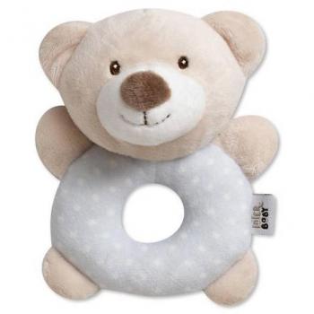 Bicho de Pelúcia Interbaby Urso Cinza e Sussurro