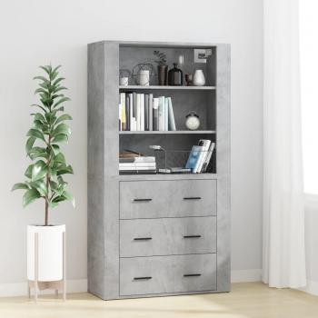 VidaXL Highboard Betongrau MDF