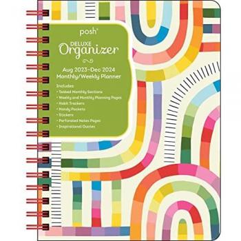 Posh: Deluxe Organizer 17-Month 2023-2024 Monthly/Weekly Hardcover Planner Calen