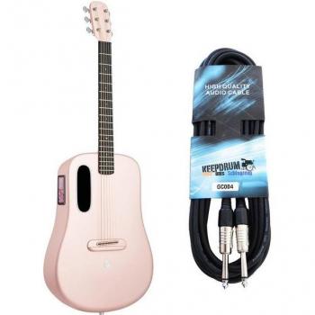 Pinke Lava Music Gitarre ME 4 36 Zoll
