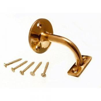 Elegant Brass Staircase Hand Rail Holder