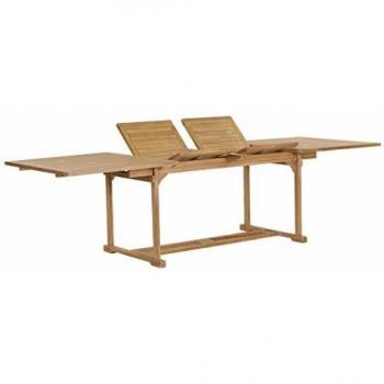 Table de Balcon en Teck Massif 180-280x100 cm