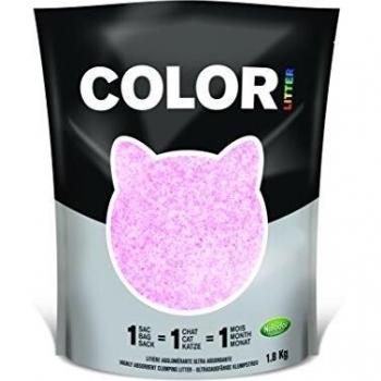 Litière Silice Agglomérante Nullodor 1,8 kg Rose