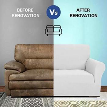 MAXIJIN Pet Friendly Elastic Furniture Protector Loveseat Slipcovers