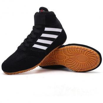 Bottes NORDIC pour hommes, chaussures de gym de lutte noires 9.5