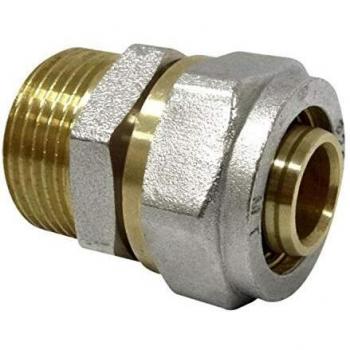 Klemmring-Verbundrohrfitting (PEX) – Schraubenanschluss Ø16 mm AG 3/4