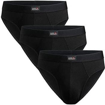 DANISH ENDURANCE Slip Uomo in Cotone Pacco da 3 Grigio Chiaro X-Large