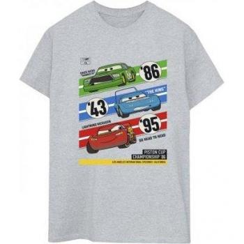 Disney Women’s Cars Piston Cup Champion T-Shirt – Large, Cotton, White