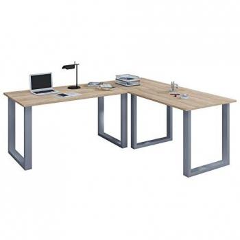 Piatto Tavolo VCM Legno Angolare 190x190 cm – Design Ufficio Profondità 80 cm