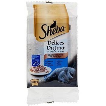 Sheba Délices Du Jour Selección Pescados (6x50gr)