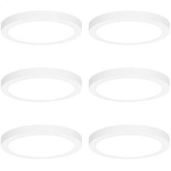 Focos Empotrables Blancos 22cm QAZQA – Luz Cálida a 3 Niveles
