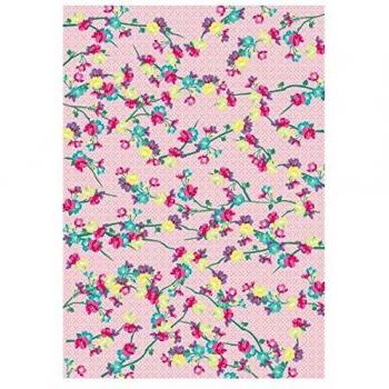 Découpage papier Décopatch 30 x 40 cm fleurs roses