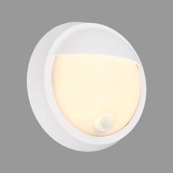 Applique d'extérieur Briloner LED rechargeable 3785016 blanche avec détecteur de mouvement