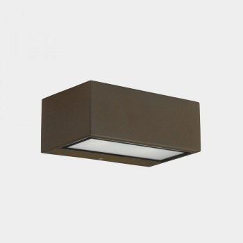 Applique de jardin Nemesis LED 90x220mm Opale Marron IP65 17.5W 2700K