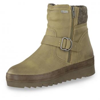 Jana 26417‑29 Chase Boots – Textilleder, SoftFLEX, Größe 37, Weite H, Cognac