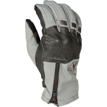 Gris Argent Klim Vanguard GTX Short – Gants Moto 2023 (Taille M)