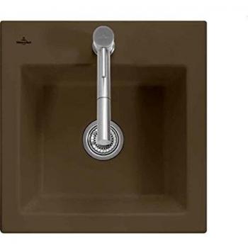 Evier encastré Subway Villeroy & Boch 331501TR – jeu de déchets, bois