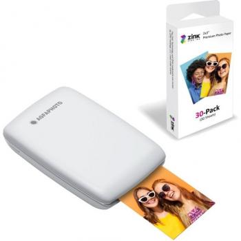 Imprimante photo instantanée portable Agfaphoto Mini P.2 avec remplacement pour 30 photos