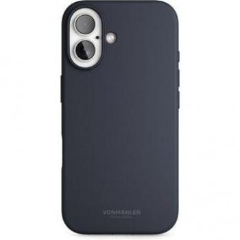 Protezione Silicone Vonmählen per iPhone 16 Navy – Custodia Blu