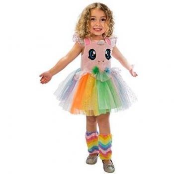Animal-Themed Unicorn Girl’s Dress – Soft Pink Eyes