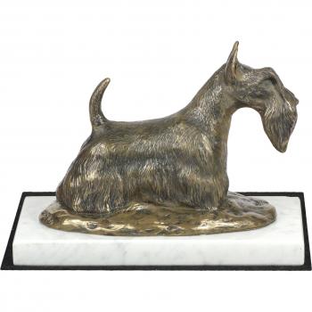 Statuette Aberdeenie Art-Dog en marbre noir