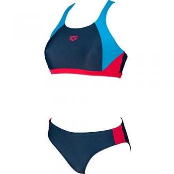 Arena Damen Bikini Ren – Shark‑Turquoise Freak Rose, 34 cm