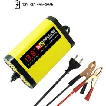 12V 5A Lead Acid Battery Charger with Digital LCD and Pulse Repair