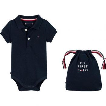 Blouse Tommy Hilfiger Cotton‑Piqué Stretch – Sac Bleu 9 Mois