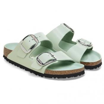 SANDALI DA DONNA BIRKENSTOCK ARIZONA BIG BUCKLE IN PELLE NATURALE PATENTE