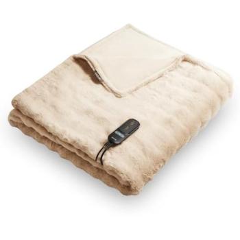 Chauffe-Bulle Duux Yentl 200x200 – Couverture de Luxe – Beige