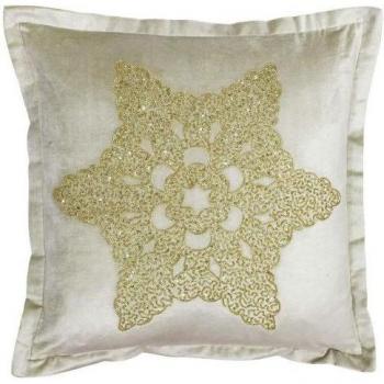 Champagne Frosted Cushion Cover – Riva Paoletti Wonderland