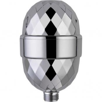 High Capacity Universal Shower Filter with Replaceable Multi-Stage Cartridge