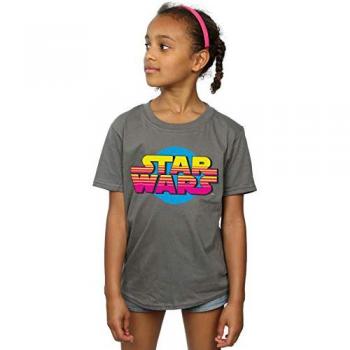 Camicetta Star Wars bambine estivo fade logo cotton