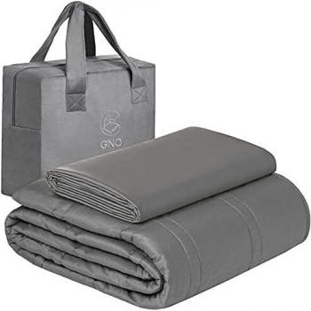 GnO 9KG Weighted Blanket with Removable Bamboo Cover