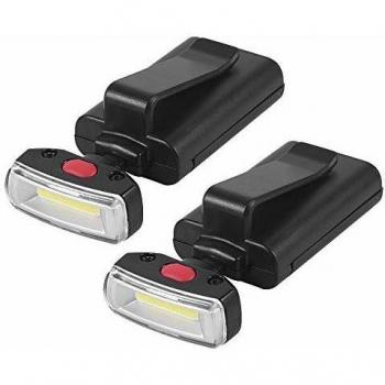 FISHNU Cob 5 watts lumière de casquette à clip (Paquet de 2)
