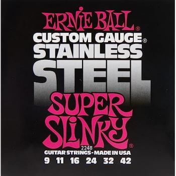 Ernie Ball Stainless Steel Super Slinky 9-42