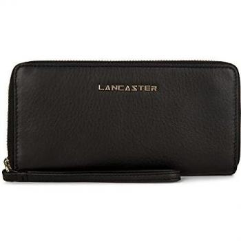 Portefeuille Lancaster en cuir Noir