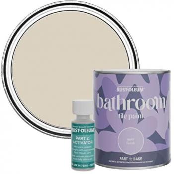 Matte Finish Bathroom Tile Paint (Hessian) – 750 ml by Rust‑Oleum
