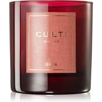 CULTI Weihnachtskerze 270g Gioia Dunkelrot klein