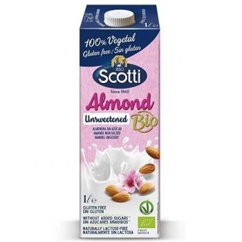 SCOTTI Bebida de Almendras sin azúcar BIO, 1 L