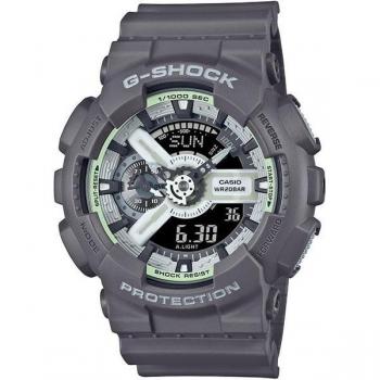 GA‑110HD Hidden Glow Series Men’s Clock in Gray
