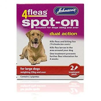Johnson's 4Fleas Dual Action Spot-On Treatment for Large Dogs