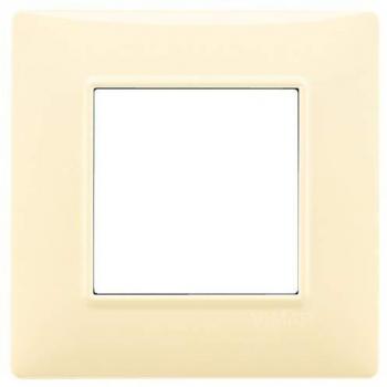 Placca 2M Crema per Scatola Rotonda Vimar Plana 14642.04