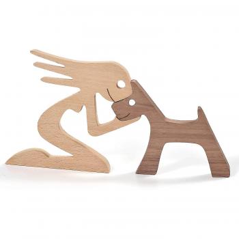 Sculpture de Chat-Puppy Naturelle